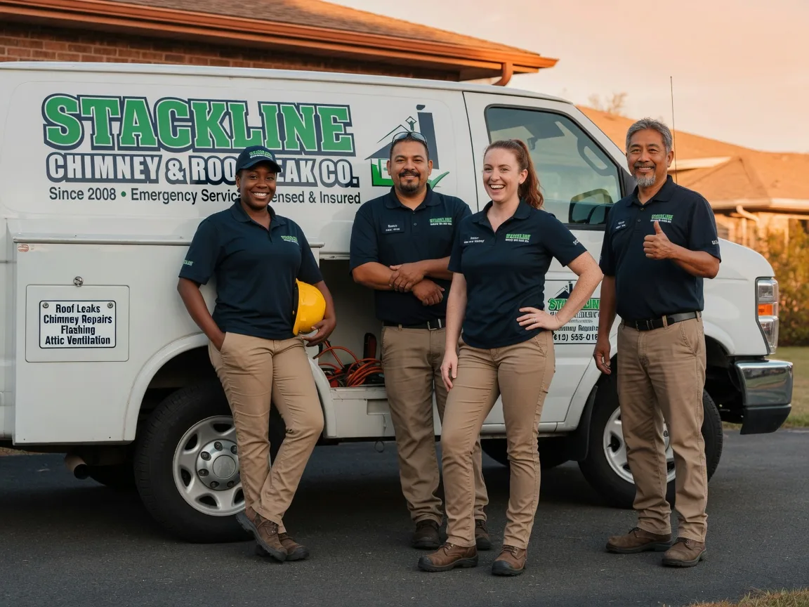Chimney flashing repair company in Harrisburg, SD